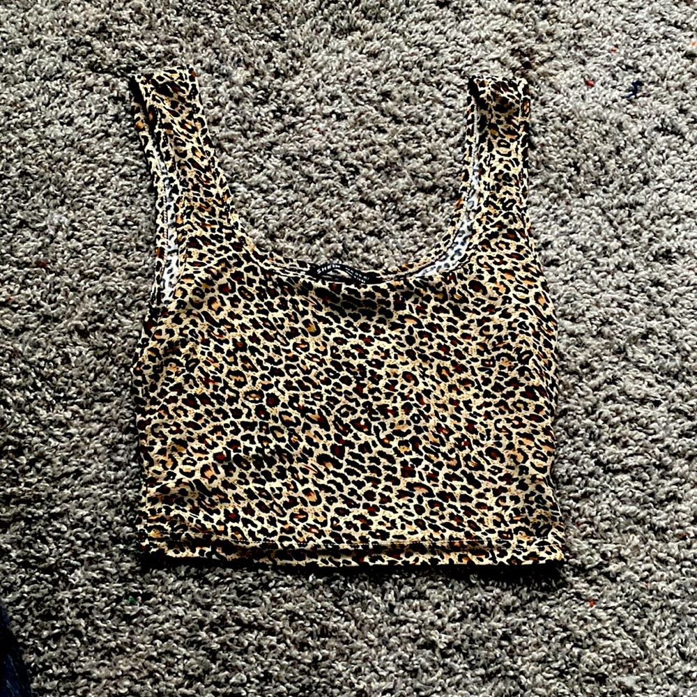 crop top cheetah print